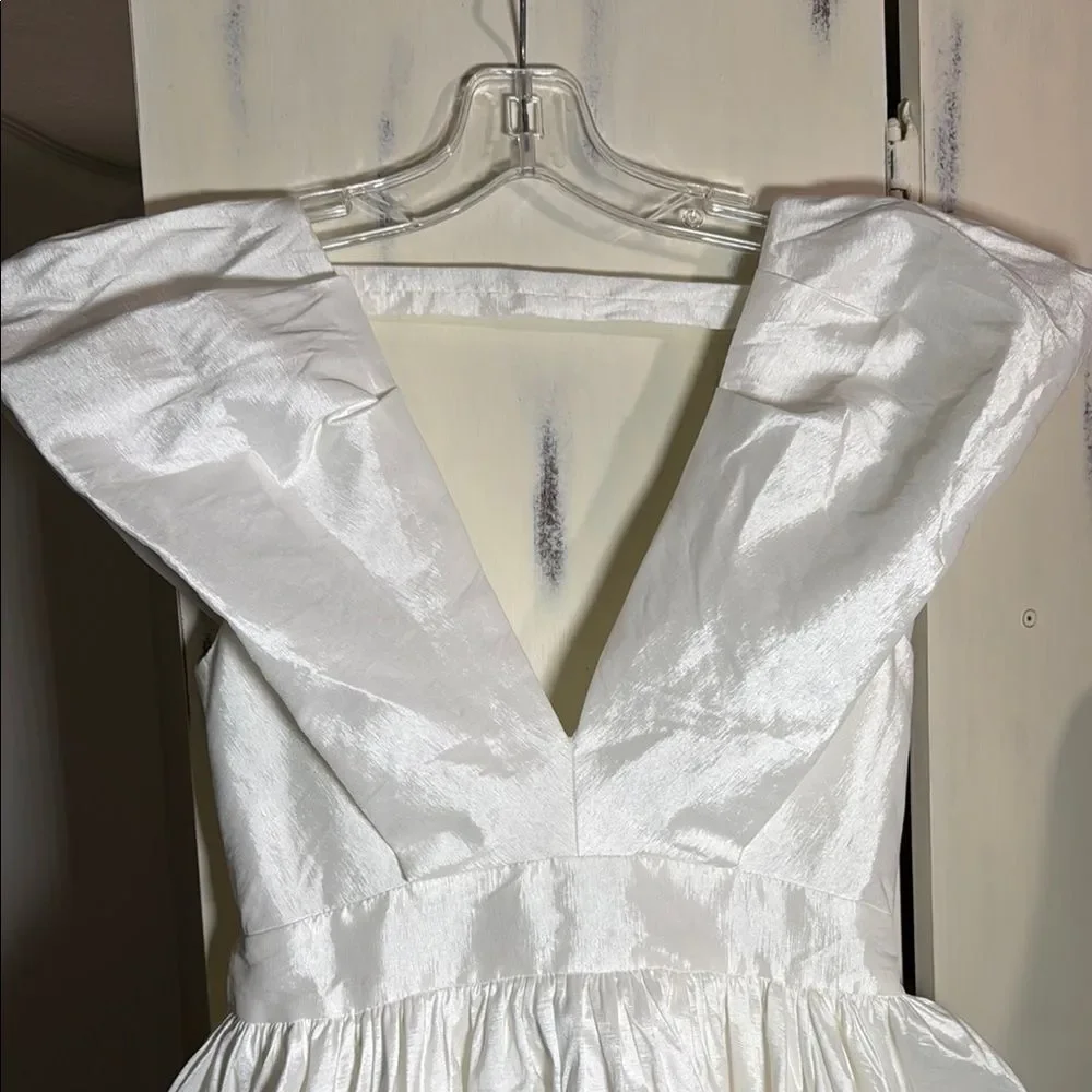 Elegant White Women's Dress from The Vintage Shop Small Formal Wedding Party NWT - Picture 2 of 11